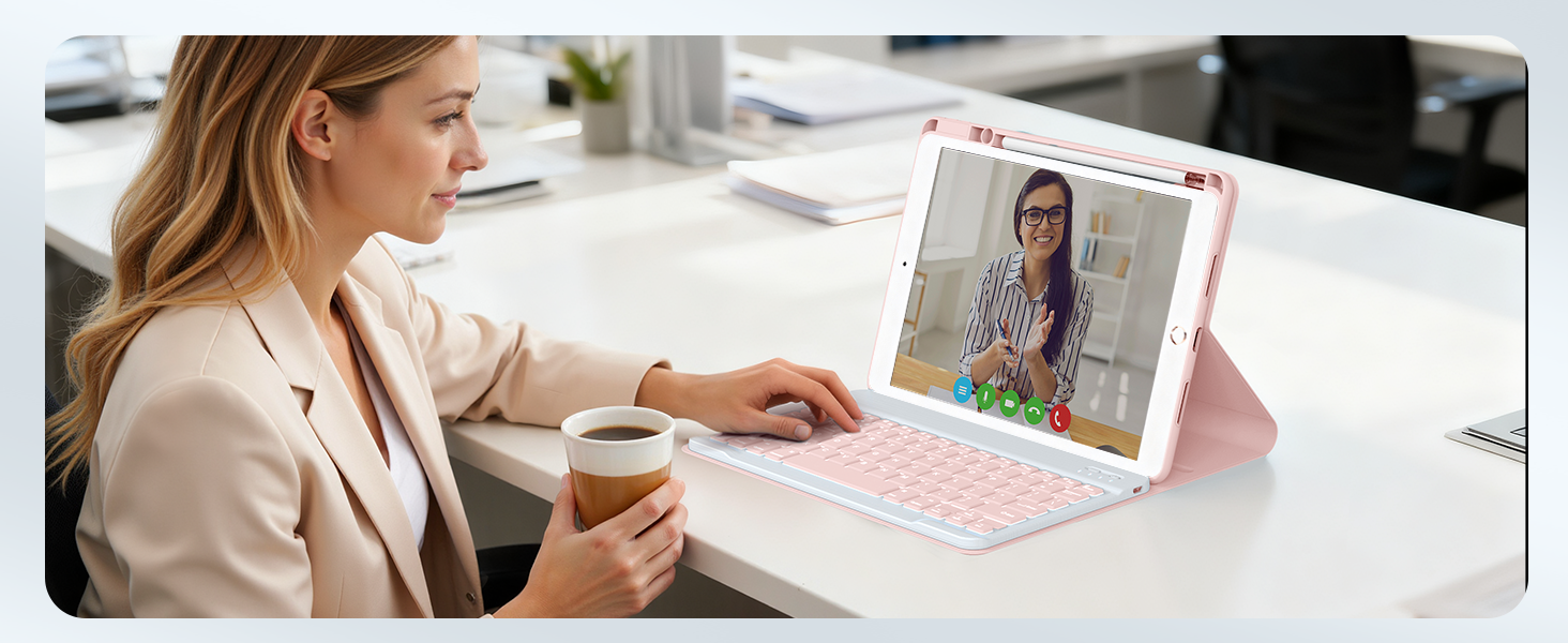pink keyboard for ipad Air 3rd Gen