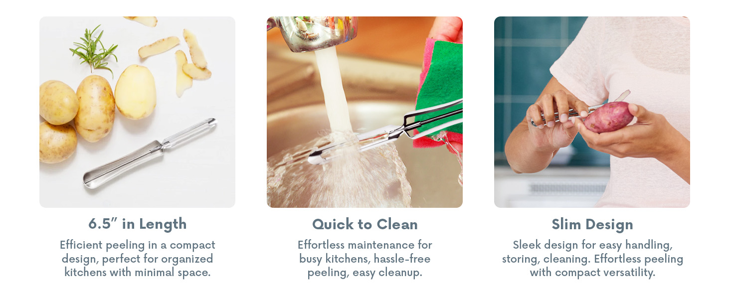 Linden Sweden Jonas Peeler Peel with Ease Save time Meal prep vegetable peelers for kitchen