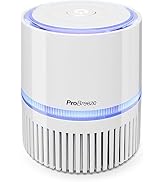 Pro Breeze Small Air Purifier HEPA - Air Purifier with True HEPA Filter, 99.7% Smoke, Dust, Polle...