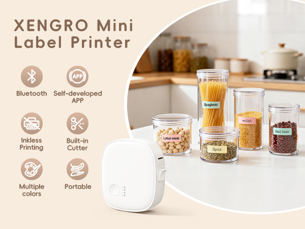XenGro Mini Label Printer