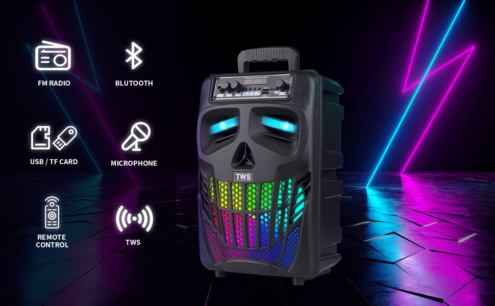 Skull Bluetooth Speaker