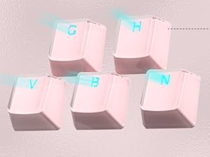 Crystal Jelly Keycaps 60 65 75 100 Percent, Shine Through Key caps Set PBT KEYCAPS