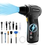 Compress Air Duster, 200000RPM Electric Air Duster with Brushless Motor, Roller Adjustment, Recha...