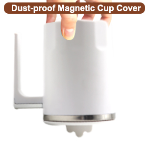 dust-proof magnetic cup cover