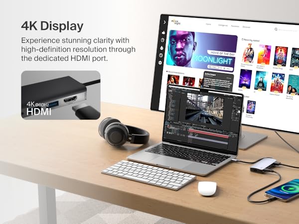 Connect USB-C 6-in-1 Multiport Hub