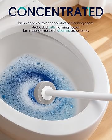 silicone toilet brush