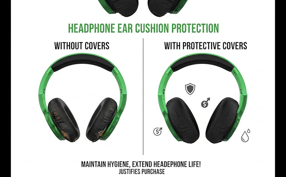 fabric headphones ear covers