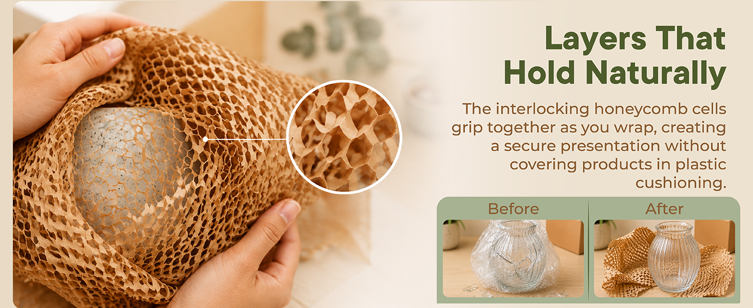 honeycomb packing papper