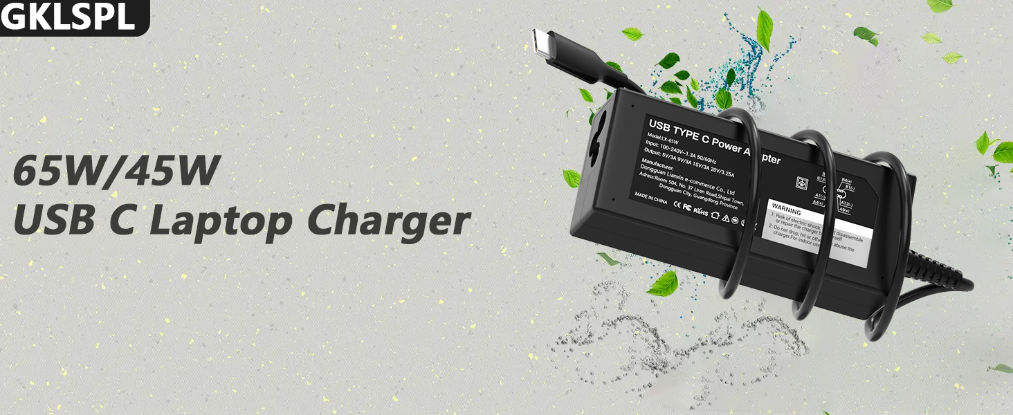 GKLSPL Laptop Charger