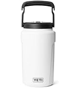 YETI Half Gallon Insulated Straw Cap Water Jug – Leakproof, Lightweight Sports Bottle with Fence ...