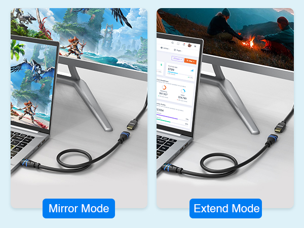 BLUERIGGER hdmi extender lead game mode mirror mode extend mode 3ft 6ft 10ft 1.5ft 15ft 30ft 20ft