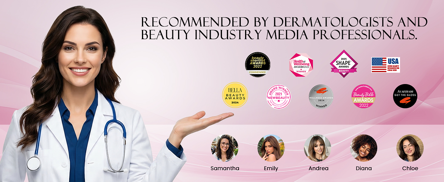 Recommended by dermatologists