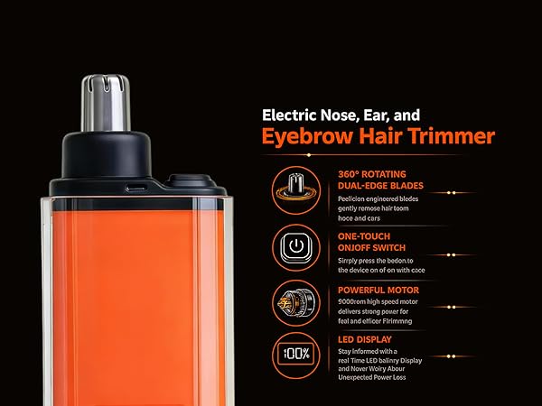 Electric Nose Hair Trimmer for Men
