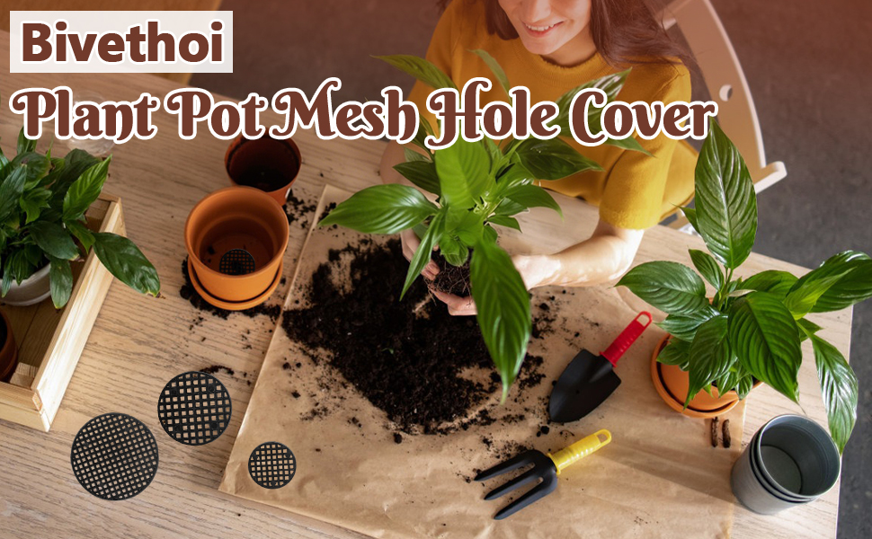 Plant Pot Mesh Hole Cover