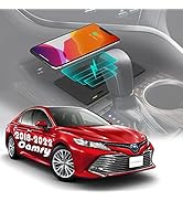 CarQiWireless Wireless Charger for Toyota Camry Accessories 2018 2019 2020 2021 2022 2023 2024, W...
