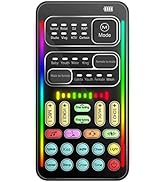 Handheld Voice Changer, Portable Multifunctional Voice Disguiser, Mini Sound with 8 Sound Effects...