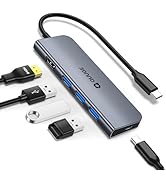 QUUGE USB C Hub with 4K HDMI, 5 in 1 USB C to HDMI Multiport Adapter 5Gbps, 100W Power Delivery, ...