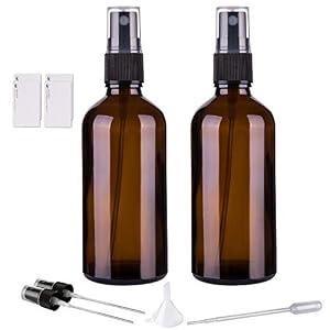 amber glass spray bottle