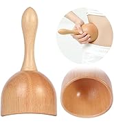 Komogir Handhleld Wood Swedish Cup Wooden Massager Wood Therapy Massage Tool Body Sculpting Tools...