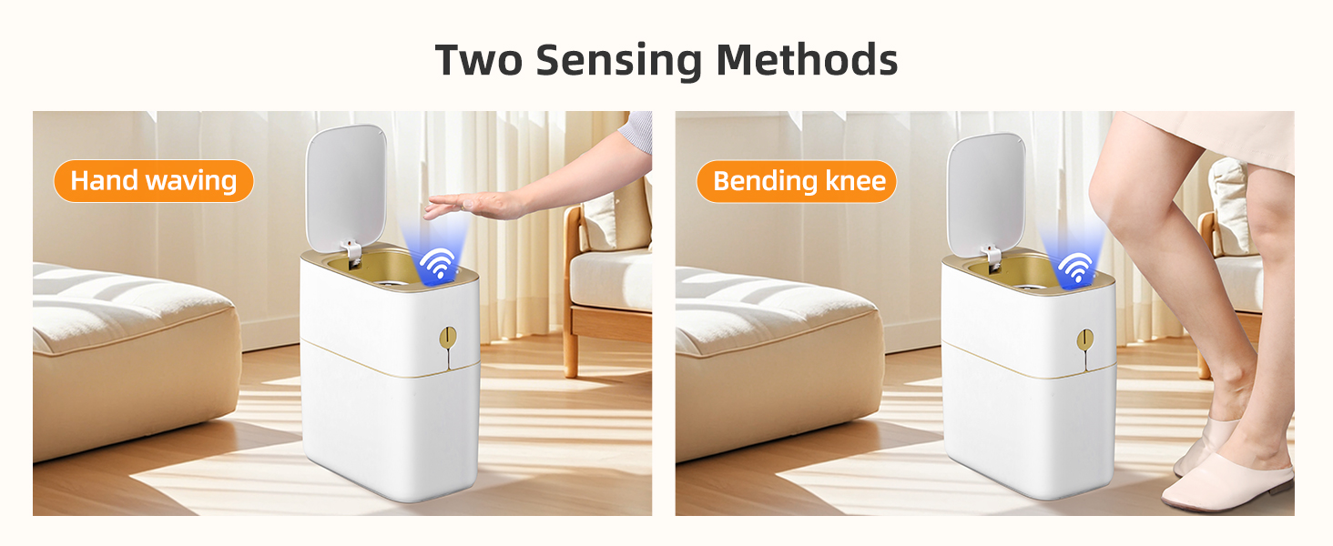 small trash can with lid