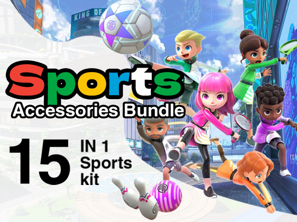 Switch Sports Accessories Bundle with Storage Bag