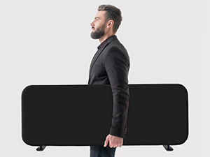 desk divider midnight portable