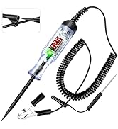 ATOBLIN Test Light Automotive 3-120V DC LED Digital Circuit Tester with Voltage Display, Auto Bid...