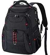 EMPSIGN Travel Laptop Backpack for Men &amp; Women 17.3 Inch, Extra Large Backpack for Work, Water-Re...