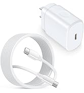 25W Super Fast Charger Type C for Samsung A17 A16 A35 A15 A54 5G, Charging Block Charger Box with...