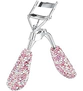 Bling Rhinestone Eyelash Curlers Stainless Steel Natural and Long Lasting Eyelash Fit for All Eye...