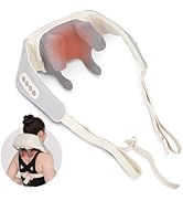HuBDIC HubiCare Mini Neck Massager with Heat, Cordless Electric Massager for Neck and Shoulder, U...