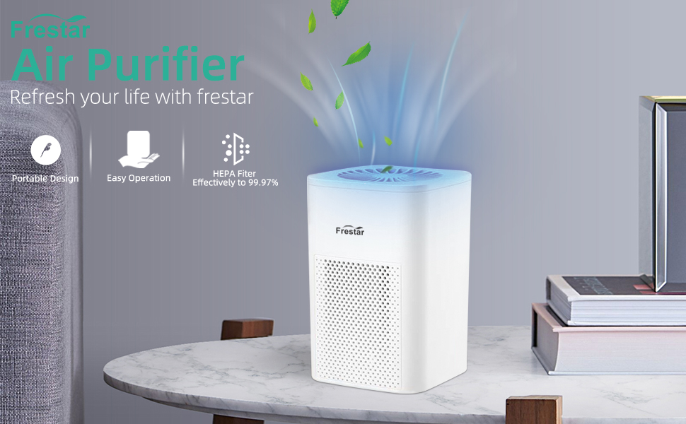 air purifier bedroom, air purifier for office, Desktop Air Purifier, small air purifier