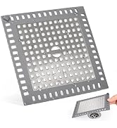 Shower Drain Hair Catcher, 4.72" Shower Drain Cover, All-in-One Universal Sink &amp; Shower Drain Str...