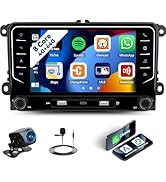 4G+64G,8 Core Android Car Stereo Radio for VW Volkswagen Passat Seat Golf Jetta Tiguan Touran EOS...