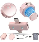 Wireless Lavalier Microphones for iPhone/Android/iPad, Mini Microphones with Noise Reduction, 2.4...