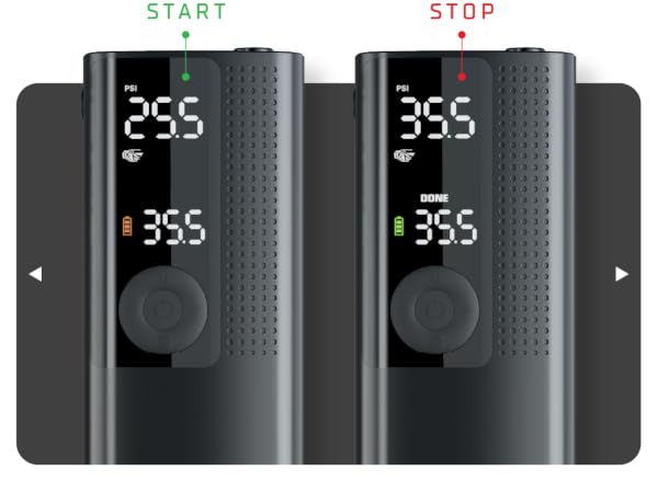 tire inflator on designed for fast inflation of car and bike tires