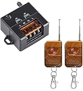 VONVOFF Wireless Remote Switch,10A Relay RF Remote Control Switch,AC110V/220V/240V 328ft Long Ran...