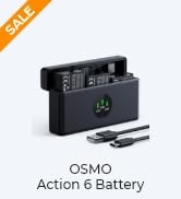 K&amp;F Concept 3-Pack Action 6 Battery with Upgraded OSMO Action 5 Pro Battery Charger Compatible wi...