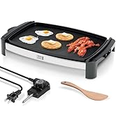 LEBENLANG - electric barbecue with 1500 Watt | Electric barbecue 4-8 persons | Portable XXL barbe...