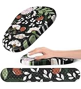Hasinart Ergonomic Mouse Pad and Keyboard Wrist Rest with Massage Design, Space-Saving Mouse Pad ...