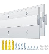 French Cleat Heavy Duty, Aluminum French Cleat, Headboard Wall Mounting Brackets with Screws, Hea...