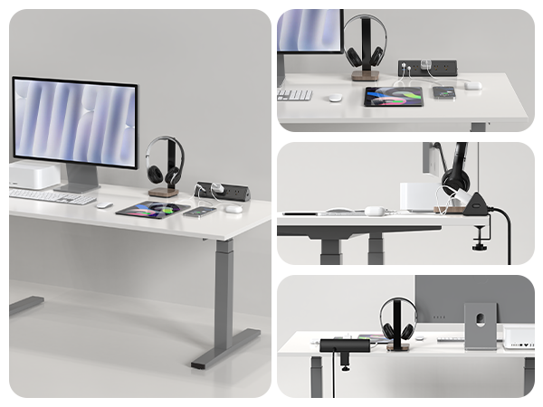desk mounted power strip