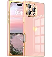 IAIYOXI Case for iPhone 16 Pro Max - Rectangle Design, Full Camera Protection, Cute Heart Pattern...