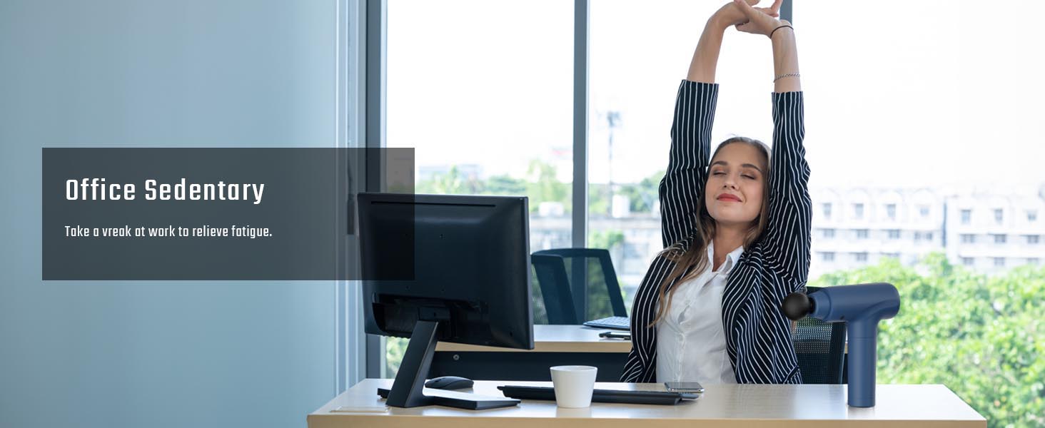 cotsoco Massage Gun, Muscle Massage Gun Deep Tissue Back Massager with Silent Brushless Motor