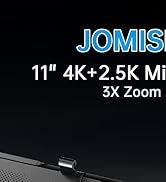 JOMISE G814 Mirror Dash Cam 4K Front and 2.5K Rear - 3X Zoom Rear View Mirror Camera, 11" UHD Dis...