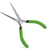 INJOYTEC 5 Inch Mini Needle Nose Pliers Long Needle Nose Pliers With Spring Wire Looping Bending ...