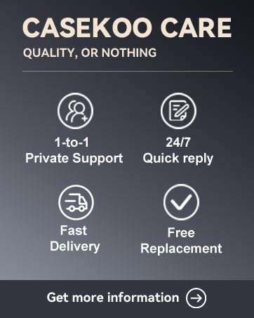 CASEKOO iPhone 14 pro Phone Case Never Yellow