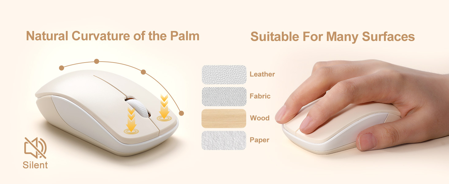 i68 Wireless Typewriter Keyboard and Mouse Combo