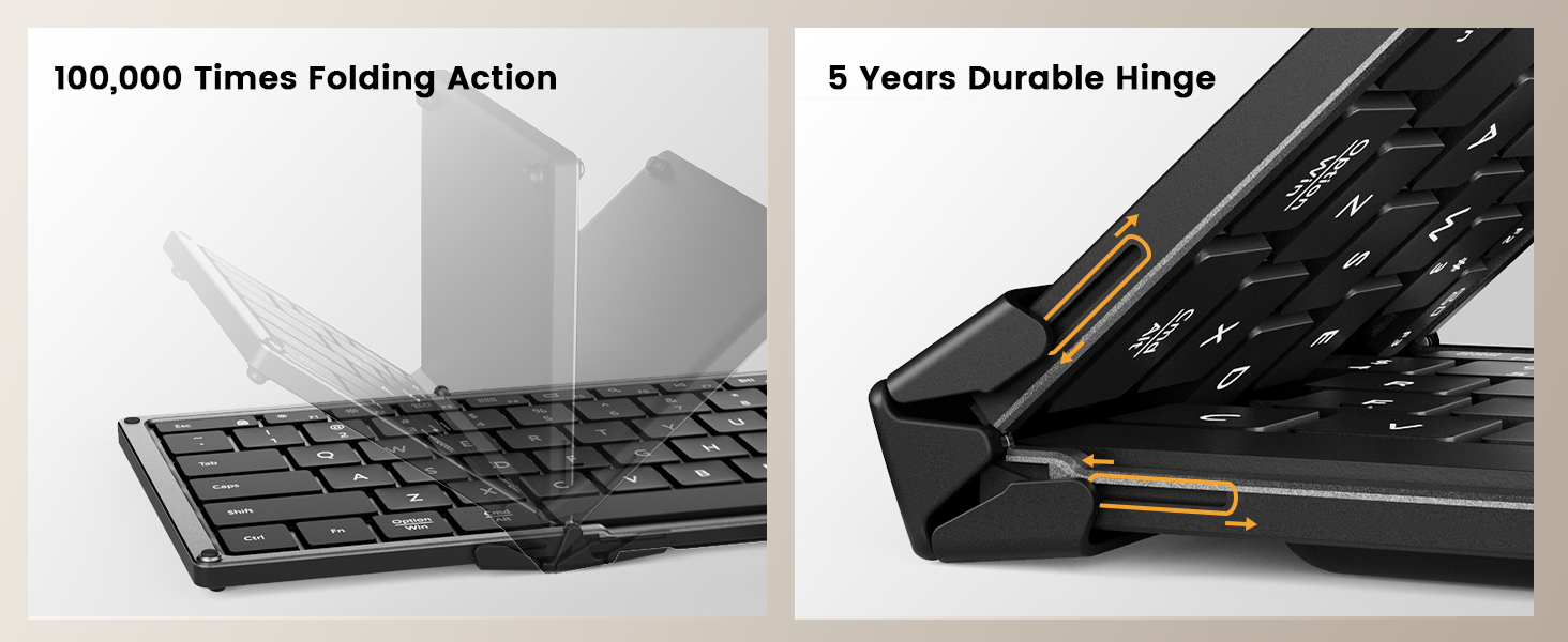 XK01 Plus Backlit Folding keyboard