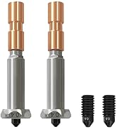 HzdaDeve 2PK Upgraded 0.4MM Integrated Hardened Steel Hotend Detachable Nozzles for Kobra 3 Max C...